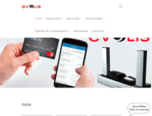 Tablet Screenshot of evolis.com.mx