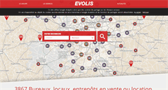 Desktop Screenshot of evolis.fr