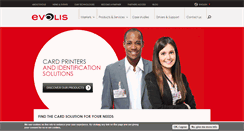 Desktop Screenshot of evolis.com