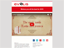 Tablet Screenshot of greetings.evolis.com