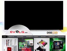 Tablet Screenshot of evolis.pe
